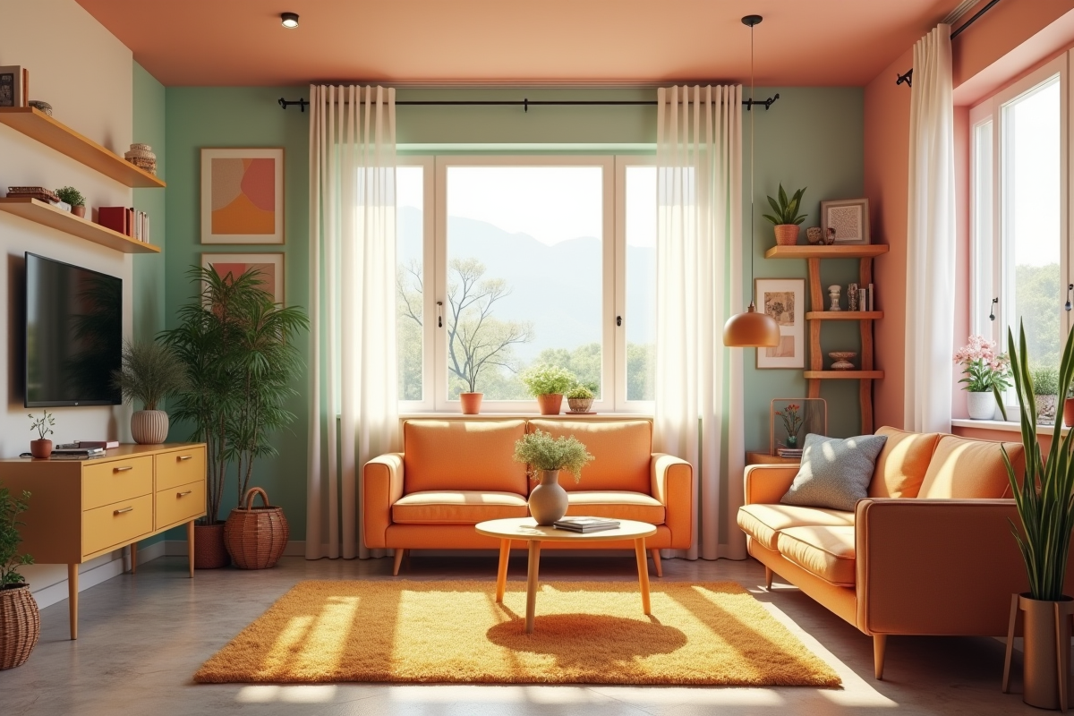 Tendances des couleurs de mur des années 90 : les choix populaires