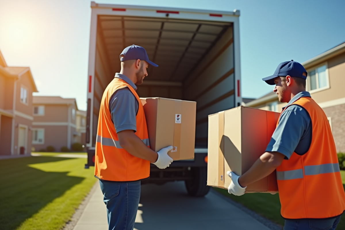 Services de déménagement et préparation de cartons par les professionnels